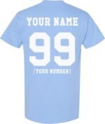 Custom Text T-Shirt – Add Your Own Name, Quote or Message | Personalized Back Print Tee for Men & Women | 100% Cotton Unisex Shirt | Gift for Birthdays, Events & Teams(Bundle of 10 Products)