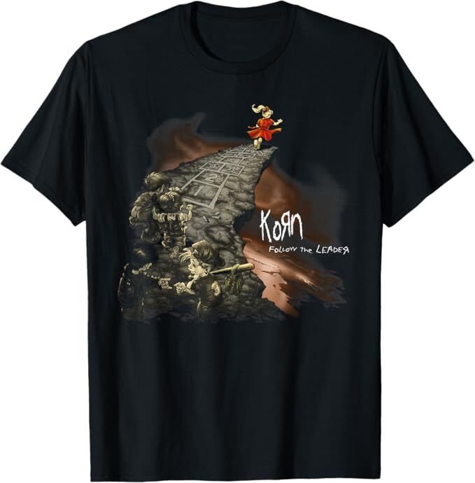 product 7 image 1 (1) Korn Follow the Leader Official Band T-Shirt | Graphic Rock Music Tee | 100% Cotton Unisex Short Sleeve Crewneck | Classic Fit Concert Merch | Black Vintage Album Print(Bundle of 7 Products) - Image 1