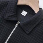 DMOYALA Mens Zipper Polo Shirts | Short Sleeve Waffle Texture Tee | Loose Fit Casual Summer Polo | Solid Color Stylish Streetwear Top | Breathable Comfort Fit(Bundle of 10 PRODUCTS) - Image 4