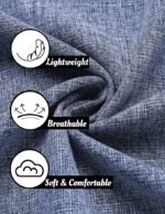 COOFANDY MEN’S CASUAL LINEN BUTTON DOWN SHIRT(Bundle of 4 Products) - Image 4