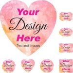 Custom Business Logo Stickers – Personalized Waterproof Vinyl & Paper Labels with Any Design, Text or Logo (1.5" x 1.5") – Bundle of 1000